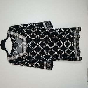 Alyn Paige New York Women's Black & White Dress Size M